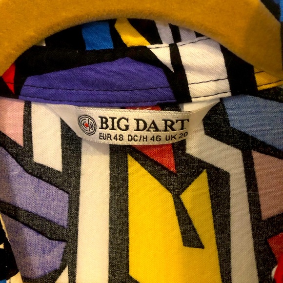 Big Dart Colorful Button Down Blouse EUR 48 - Picture 6 of 6